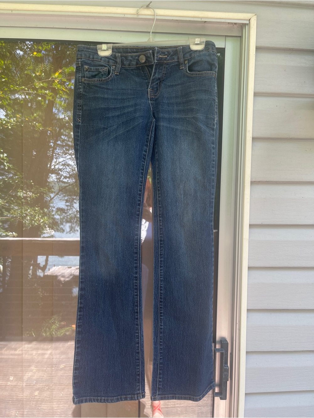Vintage Jessica Simpson Dark Blue Rockin Curvy Bootcut Jeans